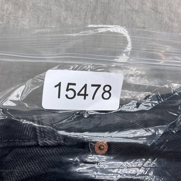 Levis 550 Jeans Men 38Wx32L ACT 36Wx31L Black Relaxed Straight Black Batwing VTG - Picture 13 of 13